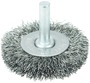 Weiler® 2" X 1/4" Steel Crimped Wire Radial Wheel Brush Weiler® 2" X 1/4" Steel Crimped Wire Radial Wheel Brush