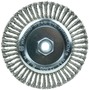 Weiler® 6" X 5/8" - 11" Wolverine™ Steel Knot Wire Wheel Brush Weiler® 6" X 5/8" - 11" Wolverine™ Steel Knot Wire Wheel Brush