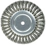 Weiler® 8" X 5/8" Wolverine™ Steel Knot Wire Wheel Brush Weiler® 8" X 5/8" Wolverine™ Steel Knot Wire Wheel Brush