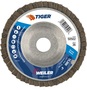 Weiler® Tiger® 4" X 5/8" 36 Grit Type 29 Flap Disc