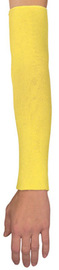 Memphis Glove Yellow Cut Pro® 2 Ply DuPont™ Kevlar®/Cotton Sleeve With Open Closure