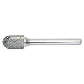 RADNOR™ SC-3DC 3/8" X 3/4" Cylindrical (Radius End) Shape Double Cut Carbide Burr