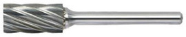 RADNOR™ SA-4FM 7/16" X 1" Cylindrical (No End Cut) Shape Aluminum Cut Carbide Burr