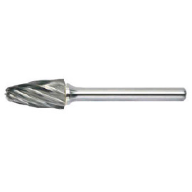 RADNOR™ SF-41FM 1/8" X 1/4" Radius Tree Shape Aluminum Cut Carbide Burr