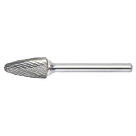 RADNOR™ SF-15SC 3/4" X 1 1/2" Radius Tree Shape Single Cut Carbide Burr