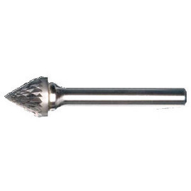 RADNOR™ SJ-42DC 1/8" X 3/32" 60° Cone Shape Double Cut Carbide Burr