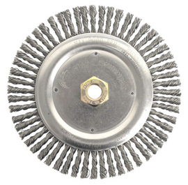 Weiler® 7" X 5/8" - 11 Dually™ Steel Knot Wire Wheel Brush