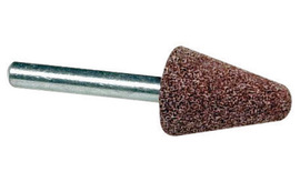 Norton® 3/4" X 1 - 1/8" X 1/4" In." A5 60 Grit GEMINI® Aluminum Oxide Vitrified Bond Mounted Point