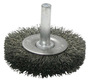 Weiler® 2" X 1/4" Steel Crimped Wire Radial Wheel Brush