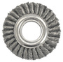 Weiler® 6" X 2" Dualife™ Steel Knot Wire Wheel Brush