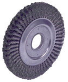 Weiler® 12" X 2" Dualife™ Steel Knot Wire Wheel Brush