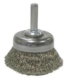 Weiler® 1 3/4" X 1/4" Stainless Steel Crimped Wire Cup Brush