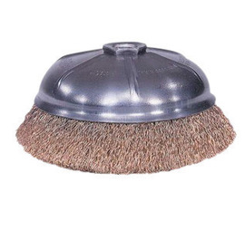 Weiler® 6" X 5/8" - 11 Bronze Crimped Wire Cup Brush