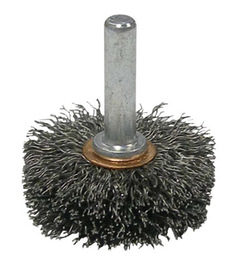 Weiler® 1 3/4" X 1/4" Steel Crimped Wire Conflex Wheel Brush