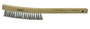 Weiler® 5 1/2" Stainless Steel Scratch Brush With Hardwood Handle Handle