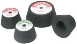 FlexOVit® 4" X 5/8" - 11" Type 11 C16PB Grit HIGH PERFORMANCE™ Silicon Carbide Resin Cupstone