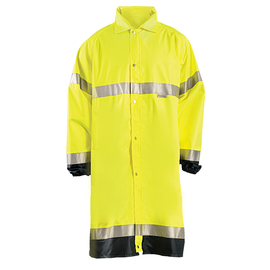 OccuNomix Medium Hi-Viz Yellow And Blue 44 1/2" Polyester And Oxford Jacket