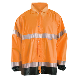 OccuNomix Large Hi-Viz Orange And Blue 31" Polyester And Oxford Jacket