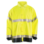 OccuNomix Medium Hi-Viz Yellow And Blue 30" Oxford And Polyester Jacket