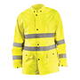 OccuNomix Large Hi-Viz Yellow 31" Polyester And Oxford Jacket