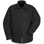 Red Kap® X-Large Regular Black Polyester Lined 7.25 Ounce Polyester Cotton Jacket