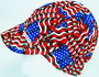 Comeaux Red, White And Blue 2000 Series Cotton Welder's Cap