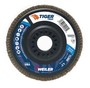 Weiler® Tiger® Trim 4 1/2" X 7/8" 120 Grit Type 29 Flap Disc