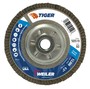 Weiler® Tiger® 4 1/2" X 5/8" - 11" 60 Grit Type 29 Flap Disc