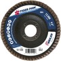 Weiler® Tiger Paw™ 4 1/2" X 7/8" 60 Grit Type 27 Flap Disc