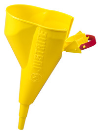 Justrite® 1/2" Dia X 11 1/4" L Yellow Polyethylene Pour Funnel