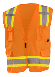 OccuNomix 2X Hi-Viz Orange Polyester Vest