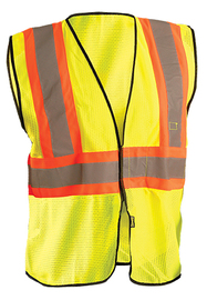 OccuNomix Large - X-Large Hi-Viz Yellow Polyester/Mesh Vest