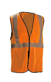 OccuNomix Large - X-Large Hi-Viz Orange Polyester/Mesh Vest