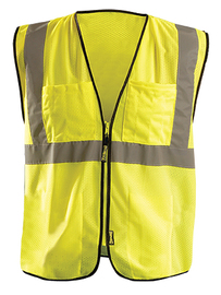 OccuNomix 4X - 5X Hi-Viz Yellow Polyester/Mesh Vest