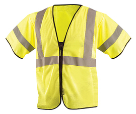 OccuNomix 2X - 3X Hi-Viz Yellow Polyester/Mesh Vest