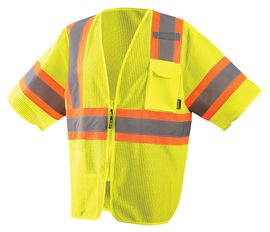 OccuNomix 2X Hi-Viz Yellow Polyester/Mesh Vest