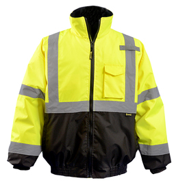 OccuNomix X-Large Hi-Viz Yellow And Black Polyester Oxford Jacket