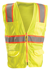 OccuNomix 3X Hi-Viz Yellow Polyester/Mesh Vest