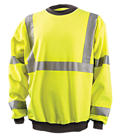 OccuNomix 2X Hi-Viz Yellow Polyester/Fleece Sweatshirt