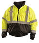 OccuNomix Large Hi-Viz Yellow Polyester Jacket