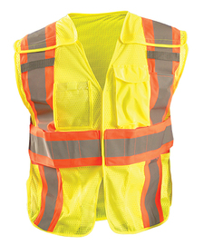 OccuNomix X-Large - 2X Hi-Viz Yellow Polyester/Mesh Vest