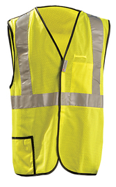 OccuNomix Small Hi-Viz Yellow Polyester/Mesh Vest