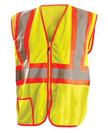 OccuNomix 2X Hi-Viz Yellow Polyester/Mesh Vest