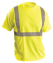 OccuNomix Small Hi-Viz Yellow Polyester T-Shirt