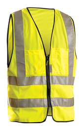 OccuNomix Large Hi-Viz Yellow Polyester Vest