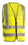 OccuNomix Large Hi-Viz Yellow Polyester Vest