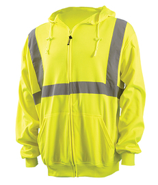 OccuNomix 2X Hi-Viz Yellow Polyester/Fleece Sweatshirt