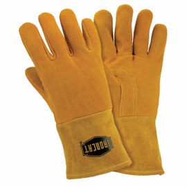 Protective Industrial Products X-Large 12" Gold Deerskin Foam Lined MIG Welders Gloves