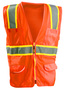 OccuNomix 2X Hi-Viz Orange Polyester/Mesh Vest