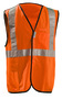 OccuNomix Large Hi-Viz Orange Polyester/Mesh Vest